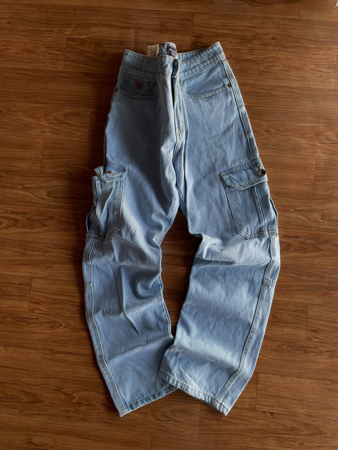 ABERCROMBIE FITCH denim cargo(W36 L43)