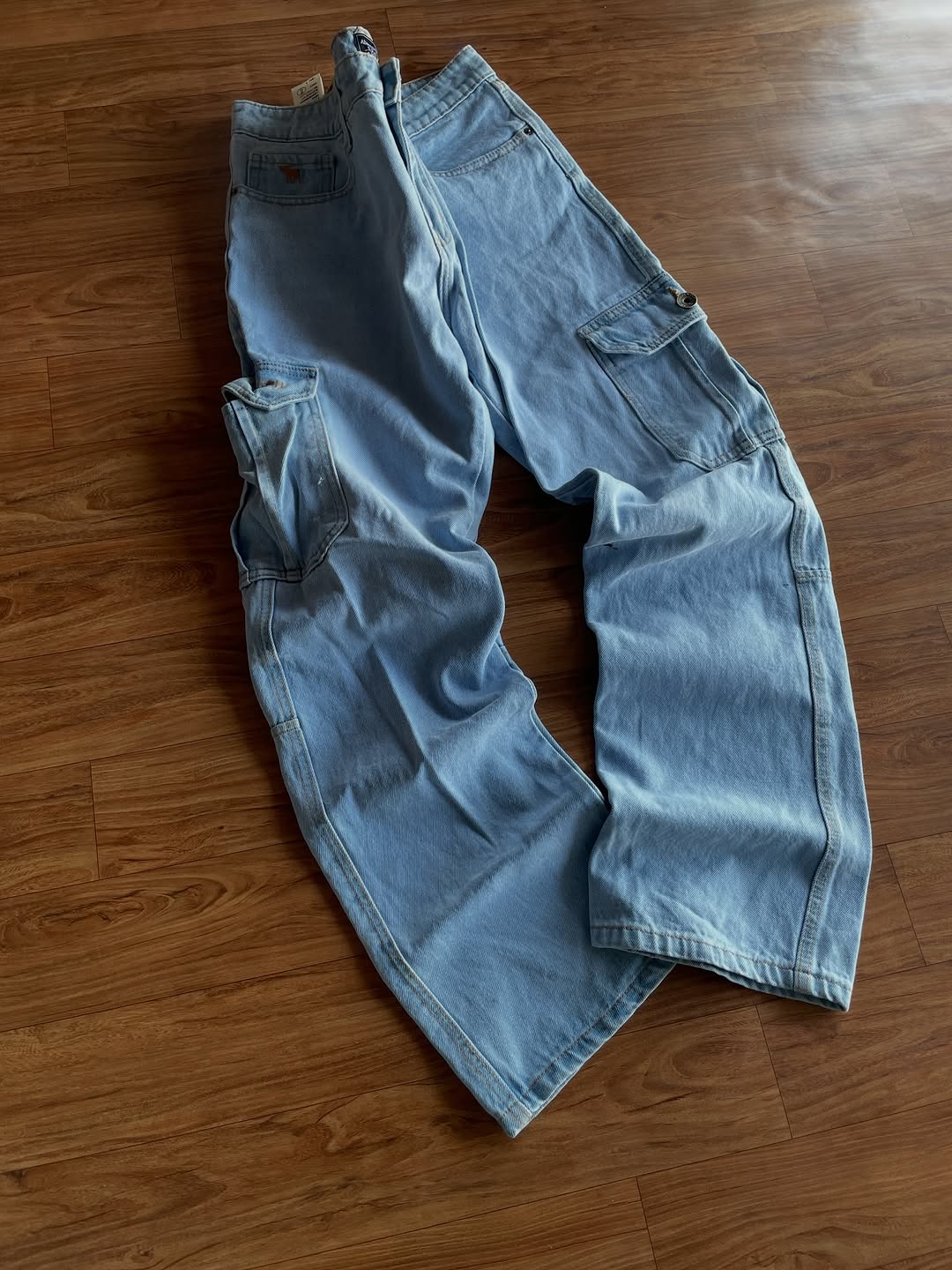 ABERCROMBIE FITCH denim cargo(W36 L43)