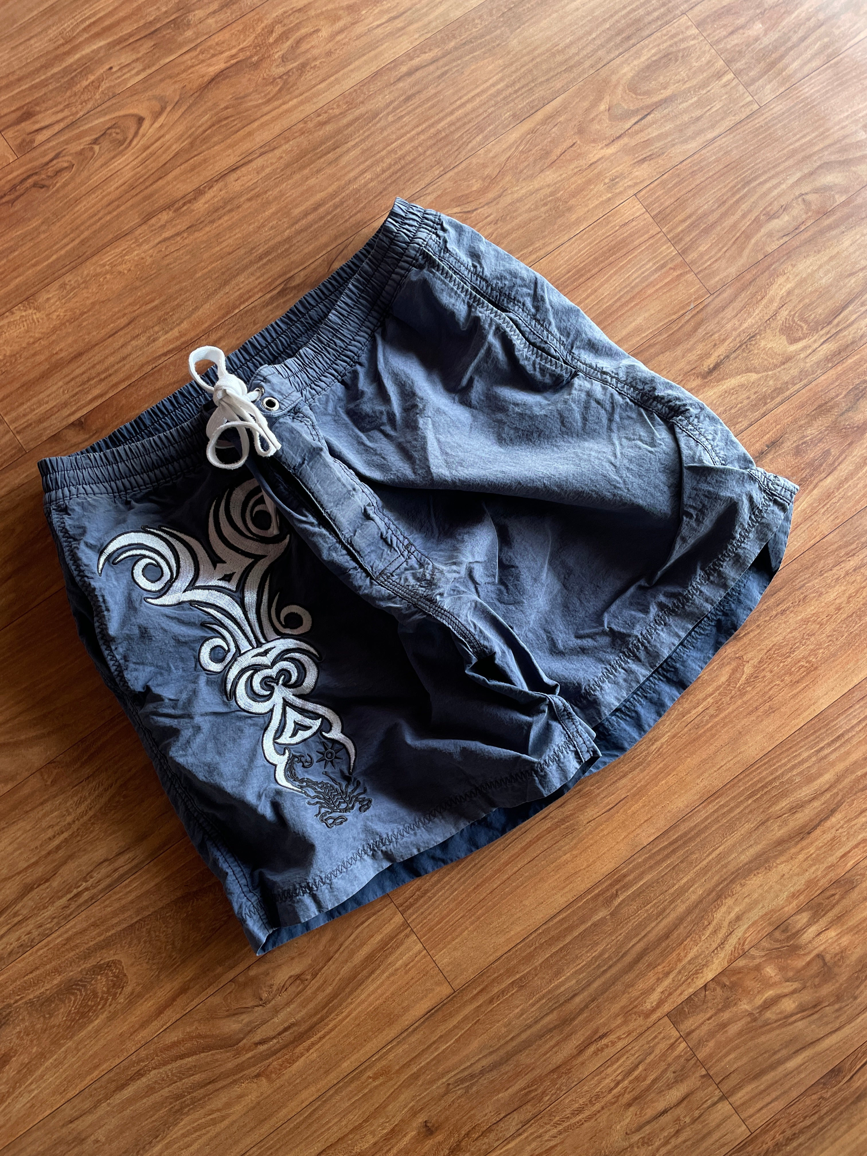 short embroidered Jort(W30-32 l15)