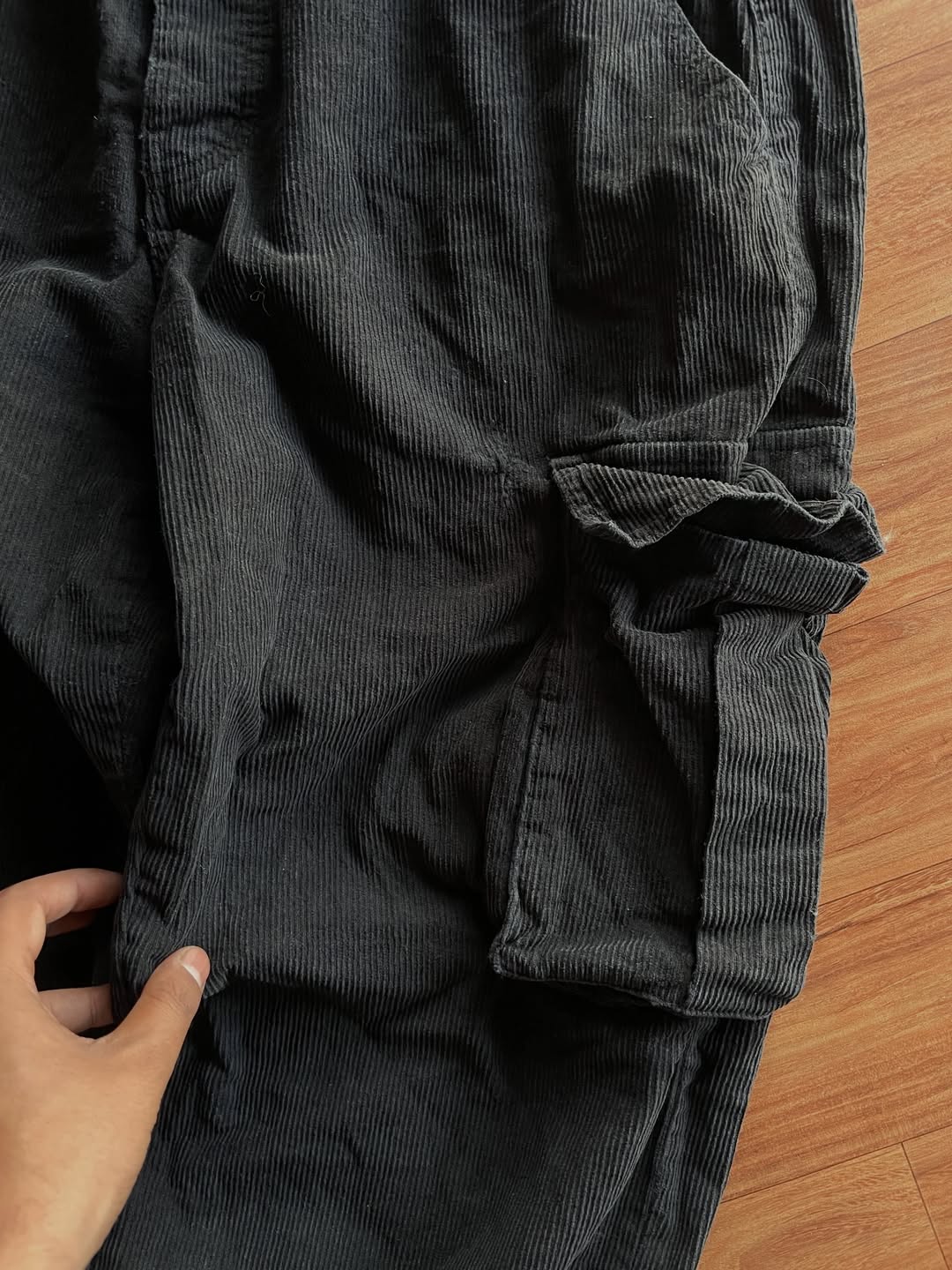 Boohoo Man black Cargo