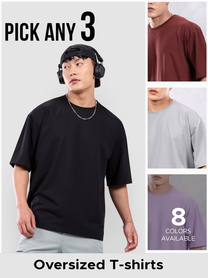 Pick any 3 Oversized T-shirts